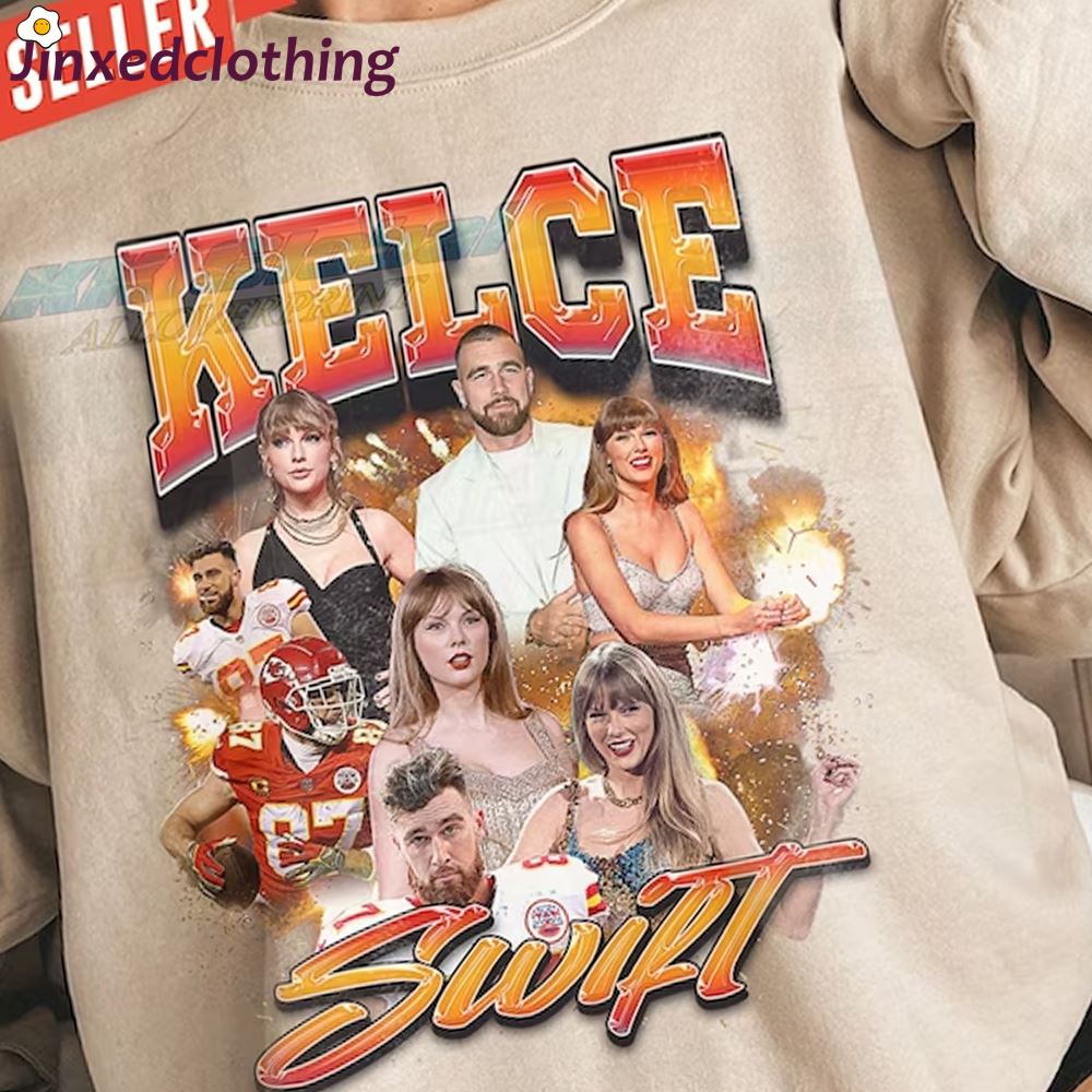 Official Kelce Swift Travis Taylors Iconic Eras Tour Outfit T-shirt 